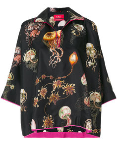 sealife print blouse F.R.S For Restless Sleepers