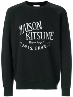 logo print sweatshirt  Maison Kitsuné