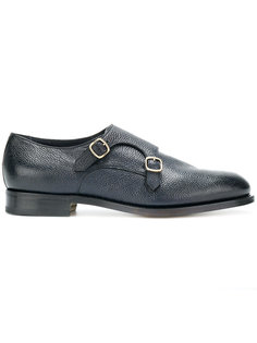buckled monk shoes Santoni