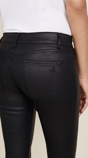 DL1961 Emma Power Legging Leather & Coated Jeans