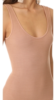 Enza Costa Ribbed Tank Dress