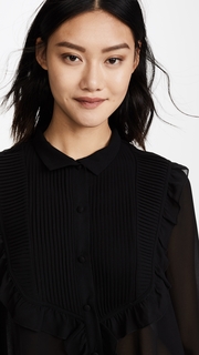 For Love &amp; Lemons Vivi Pintuck Blouse