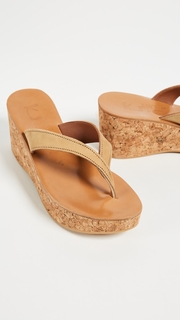 K. Jacques Diorite Thong Wedges