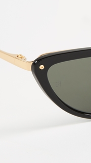 Linda Farrow Luxe Extreme Cat Eye Sunglasses