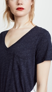 Madewell Whisper Cotton V Neck Pocket Tee