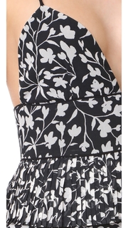 Saylor Brooke Pleated Floral Dress