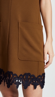 See by Chloe Crepe Ribbon Dress