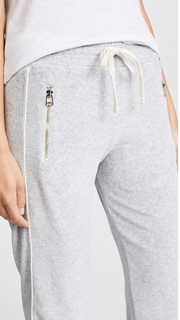 SUNDRY Velour Zip Pocket Track Pants