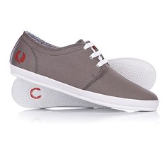 Кеды кроссовки Fred Perry Finn New Low Profile Pattern Twill Grey