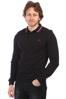 Поло Fred Perry Twin Tipped Shirt Dark Navy