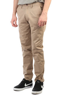 Штаны прямые Fred Perry Classic Twill Chino Coyote Brown
