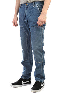 Джинсы прямые Carhartt WIP Ruck Double Knee Pant Blue (True Stone)