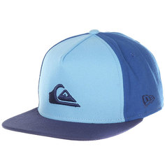 Бейсболка с прямым козырьком Quiksilver Stuckles Snap Dusk Blue