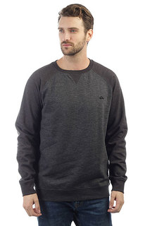 Толстовка свитшот Quiksilver Everydaycrew Dark Grey Heather