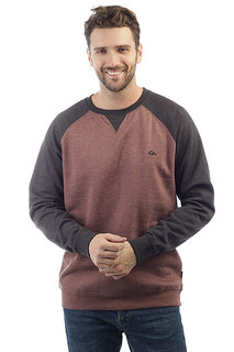 Толстовка свитшот Quiksilver Everydaycrew Marron Heather