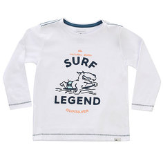 Лонгслив детская Quiksilver Surf Legend Boy White