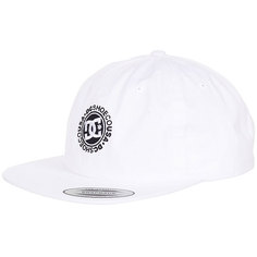 Бейсболка с прямым козырьком DC Core Twill Cap Snow White