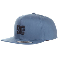 Бейсболка с прямым козырьком DC Snappy Blue Mirage