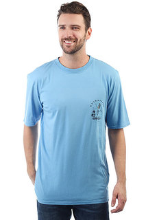 Футболка Quiksilver Gmtdyecurvelove Silver Lake Blue