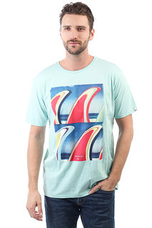 Футболка Quiksilver Ssclafinfanatic Eggshell Blue