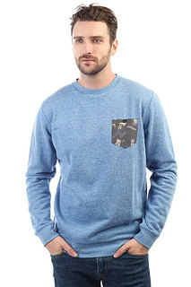 Толстовка классическая Quiksilver Buckmann Bright Cobalt Heathe