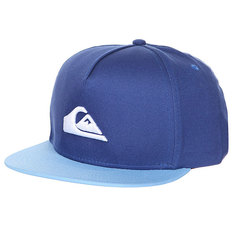 Бейсболка с прямым козырьком детская Quiksilver Stuckles Snap Bright Cobalt