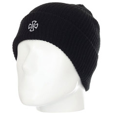 Шапка Independent Cross Ribbed Beanie Black
