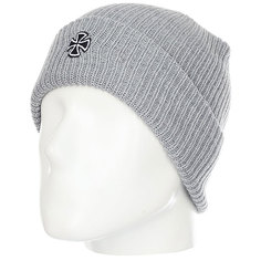 Шапка Independent Cross Ribbed Beanie Heather Grey