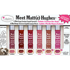 THE BALM Набор из 6 оттенков мини жидких матовых помад Meet Matt(e) Hughes 12 мл