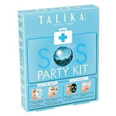 TALIKA Набор SOS PARTY Маска для лица шипучая Био-Детокс 25 г + Патч для глаз 3 мл + Маска-таблетка для уставших глаз 3 мл + Маска для лица увлажняющя 20 г