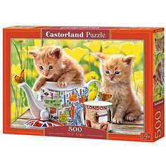 Пазл Castorland "Время чаепития - котята" 500 деталей