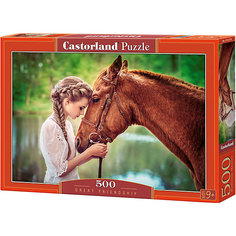 Пазл Castorland "Девушка и лошадь" 500 деталей