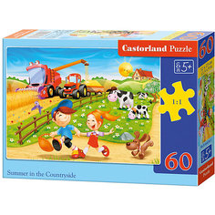 Пазл Castorland "Лето в деревне" 60 деталей MIDI