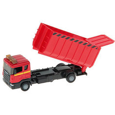 Машина Autotime "SCANIA", стройконтейнер, 1:48, красная