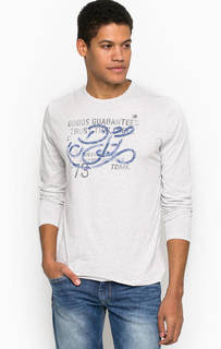 Хлопковая футболка с длинными рукавами Pepe Jeans