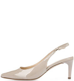 Босоножки на каблуке из лаковой кожи Högl