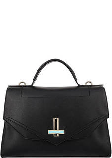 Черная сумка с откидным клапаном Trussardi Jeans