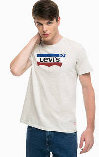 Хлопковая футболка с короткими рукавами Levis®