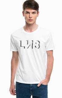 Белая хлопковая футболка Line 8 Levis®