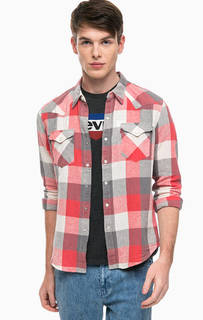 Рубашка из хлопка и льна Red Tab Levis®