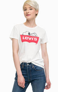 Хлопковая футболка с принтом Levis®