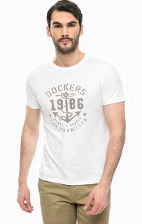 Хлопковая футболка с круглым вырезом Dockers