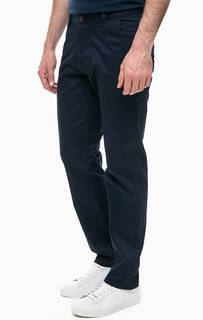 Синие хлопковые брюки чиносы Dockers
