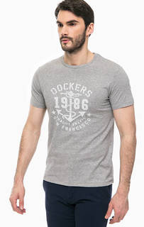 Хлопковая футболка с круглым вырезом Dockers