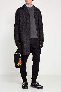 Черные текстильные кроссовки Cloudbust Prada