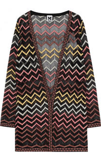 Удлиненный вязаный кардиган с V-образным вырезом M Missoni