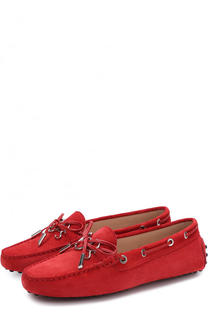 Замшевые мокасины с декором Tod’s Tods