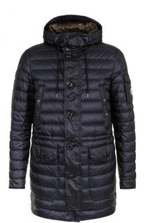 Пуховая парка Benjamin на молнии с капюшоном Moncler