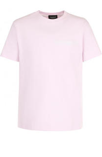 Хлопковая футболка с круглым вырезом CALVIN KLEIN 205W39NYC