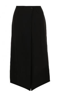 Укороченные однотонные брюки Yohji Yamamoto